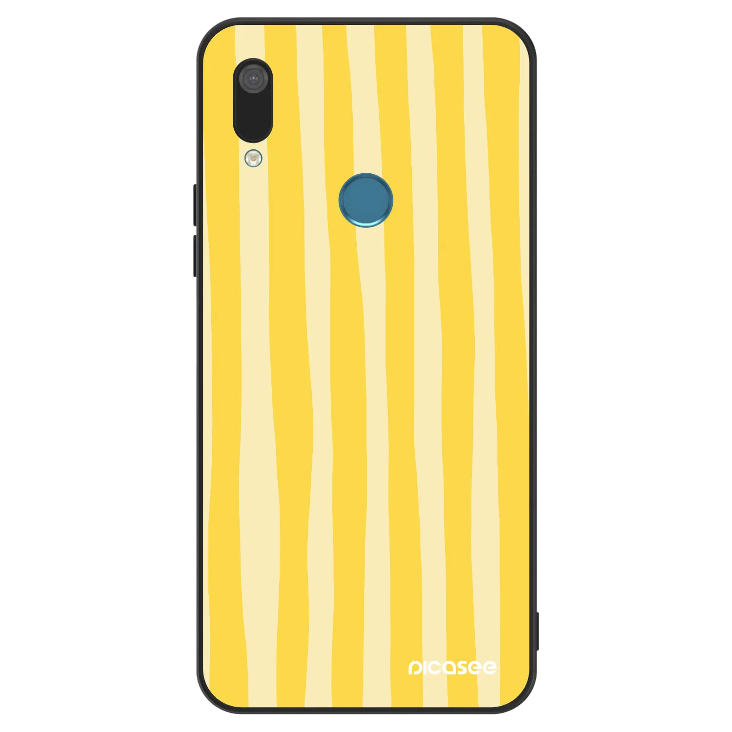 Picasee ULTIMATE CASE für Huawei Y7 2019 - Lines lemon