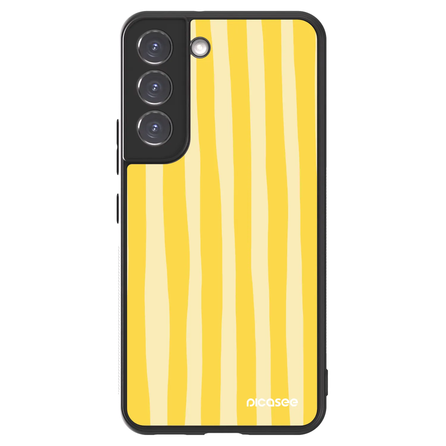 Picasee ULTIMATE CASE für Samsung Galaxy S22 5G - Lines lemon