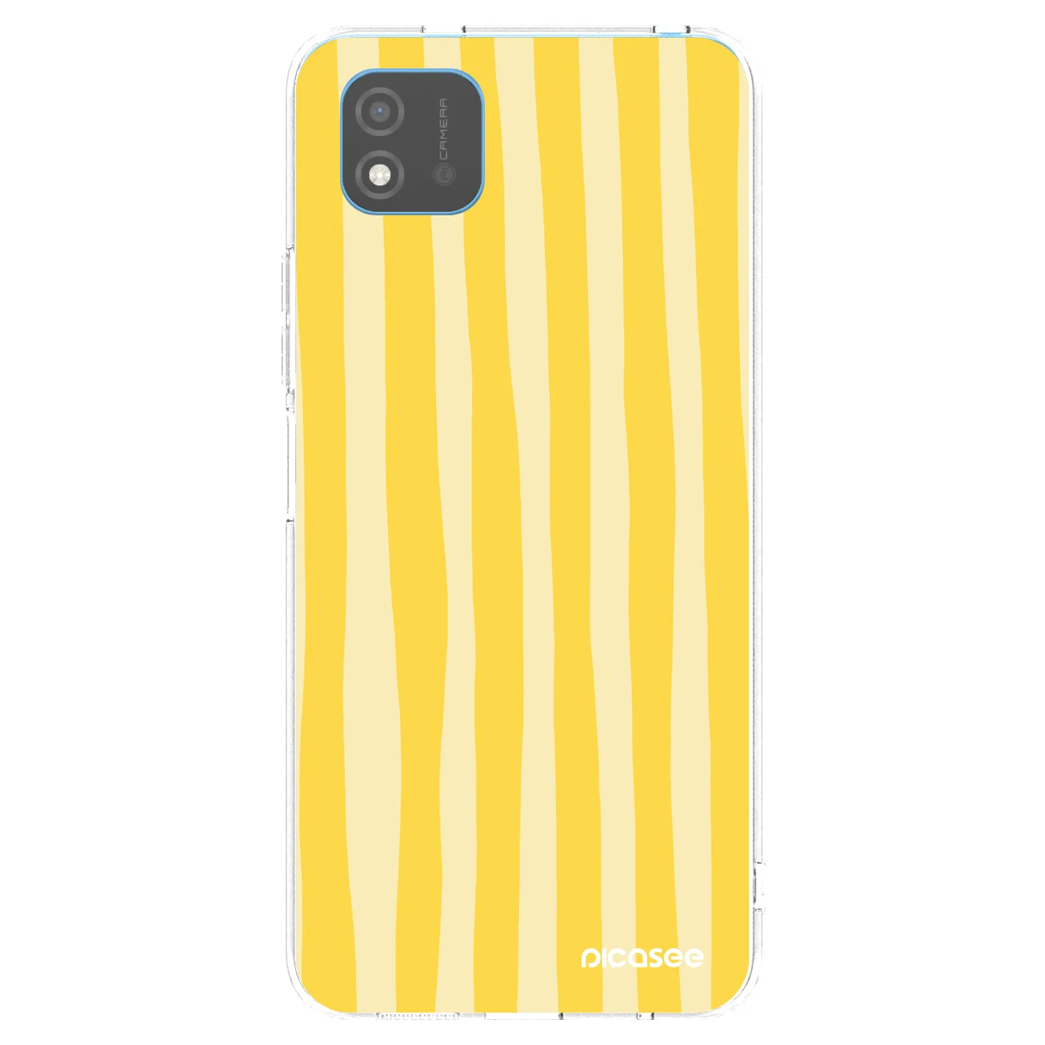 Picasee Realme C11 (2021) Hülle - Transparentes Silikon - Lines lemon