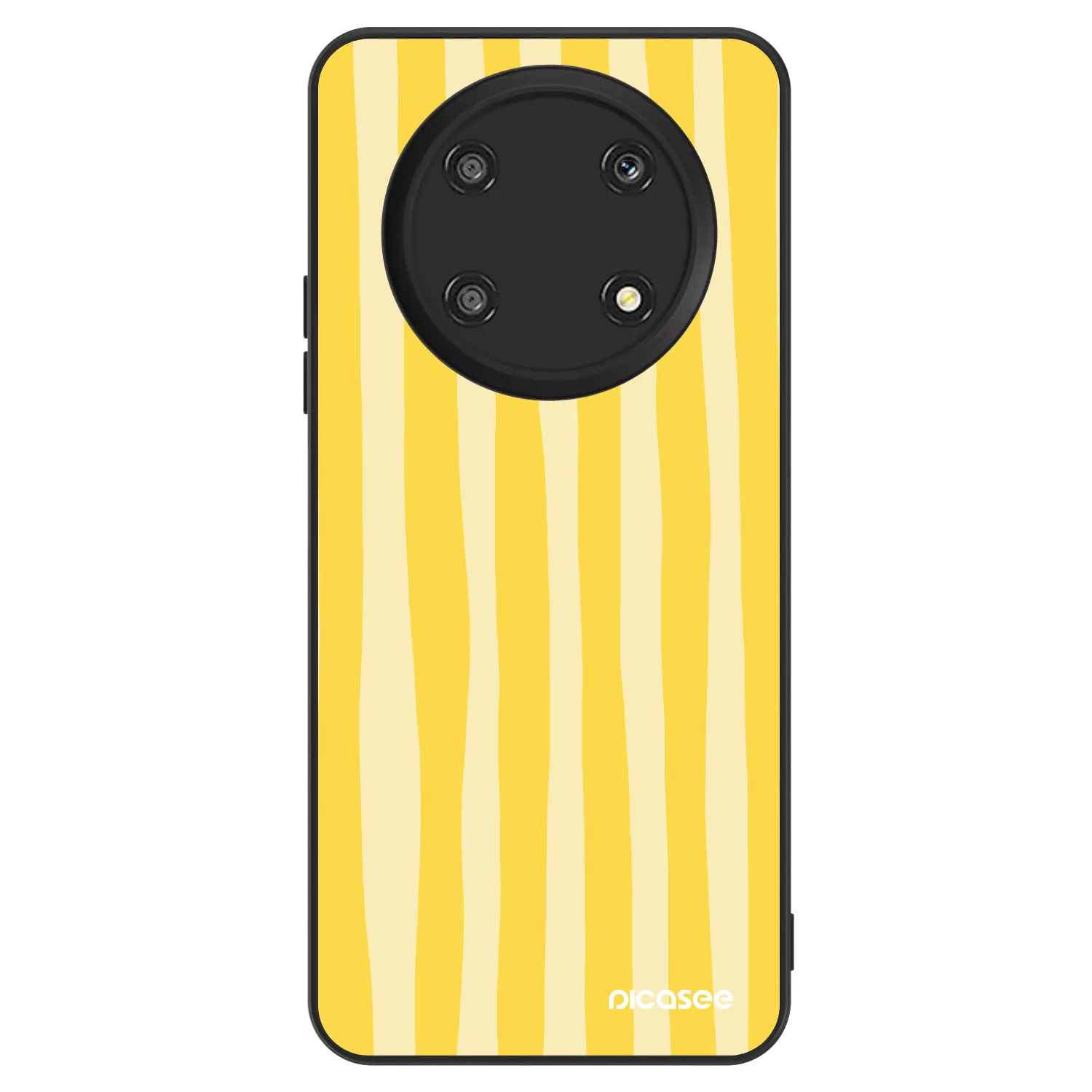 Picasee ULTIMATE CASE für Honor Magic4 Lite 5G - Lines lemon