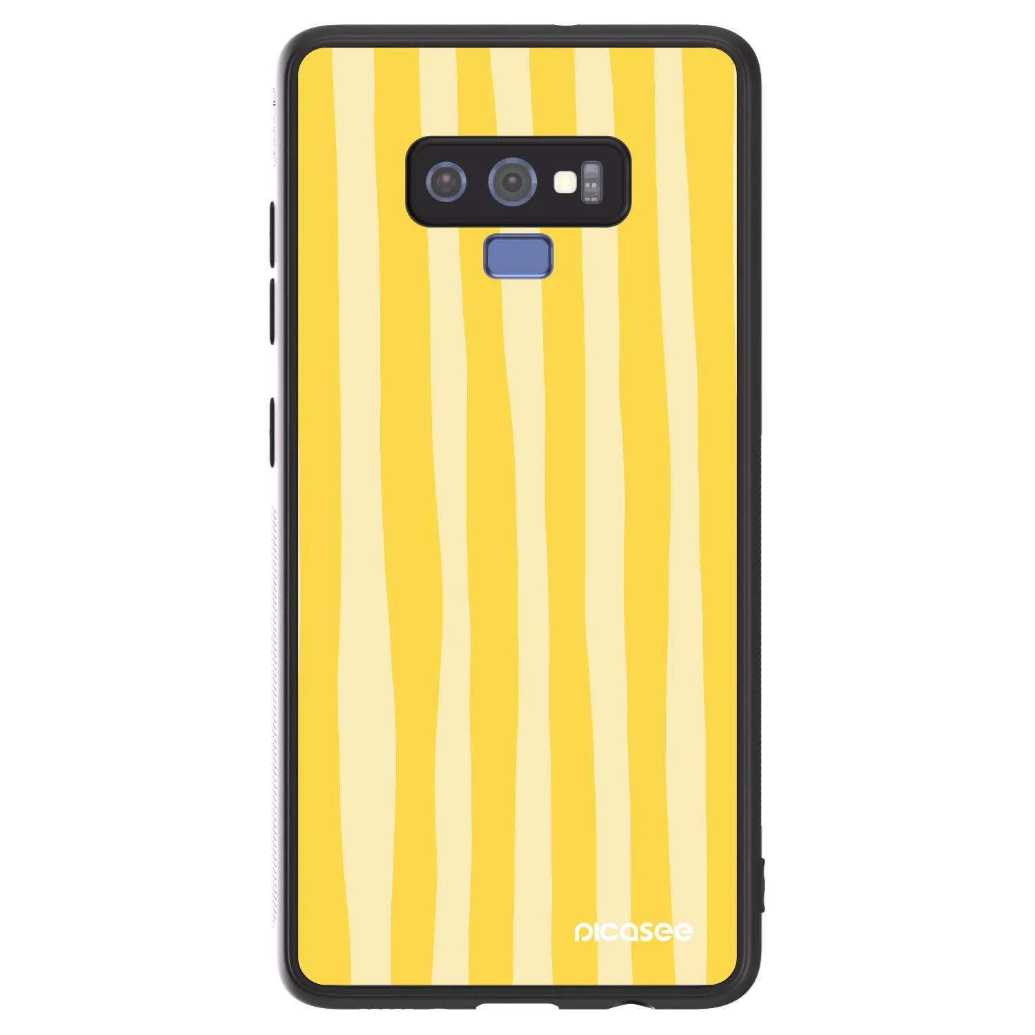 Picasee ULTIMATE CASE für Samsung Galaxy Note 9 N960F - Lines lemon