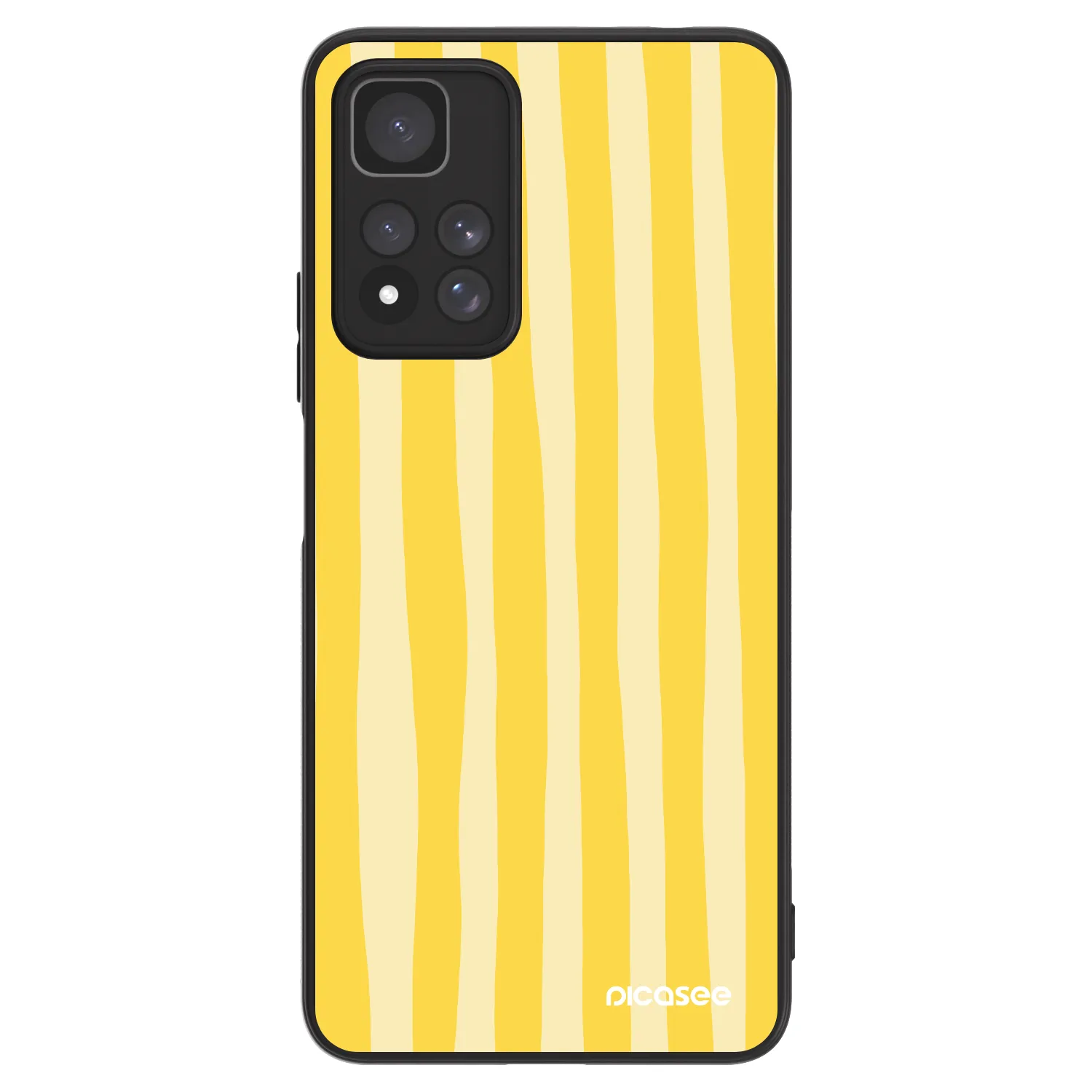 Picasee ULTIMATE CASE für Xiaomi Redmi Note 11 Pro+ 5G - Lines lemon