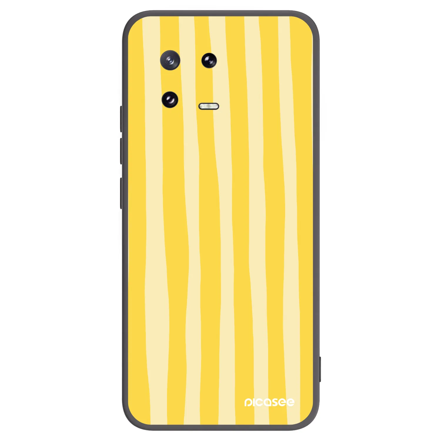 Picasee Xiaomi 13 Pro Hülle - Schwarzes Silikon - Lines lemon