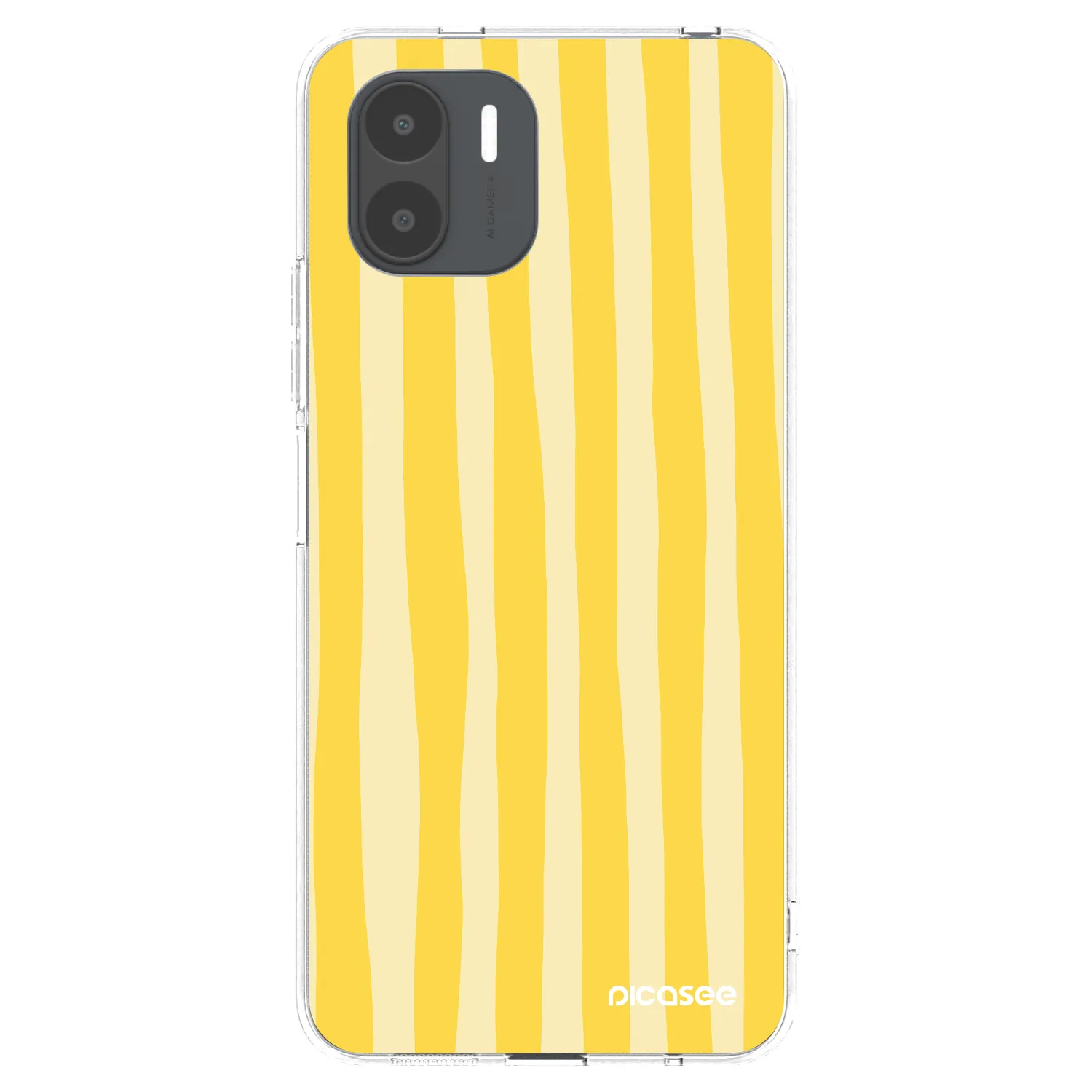 Picasee Xiaomi Redmi A2 Hülle - Transparentes Silikon - Lines lemon