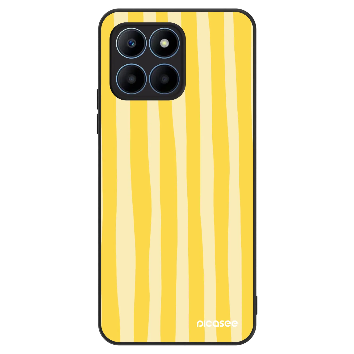 Picasee ULTIMATE CASE für Honor 70 Lite - Lines lemon