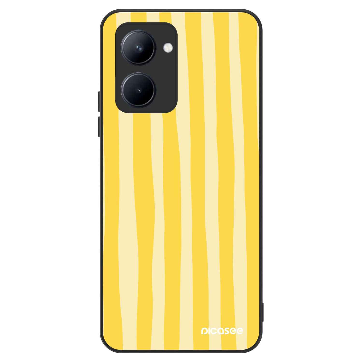 Picasee ULTIMATE CASE für Realme C33 (2023) - Lines lemon