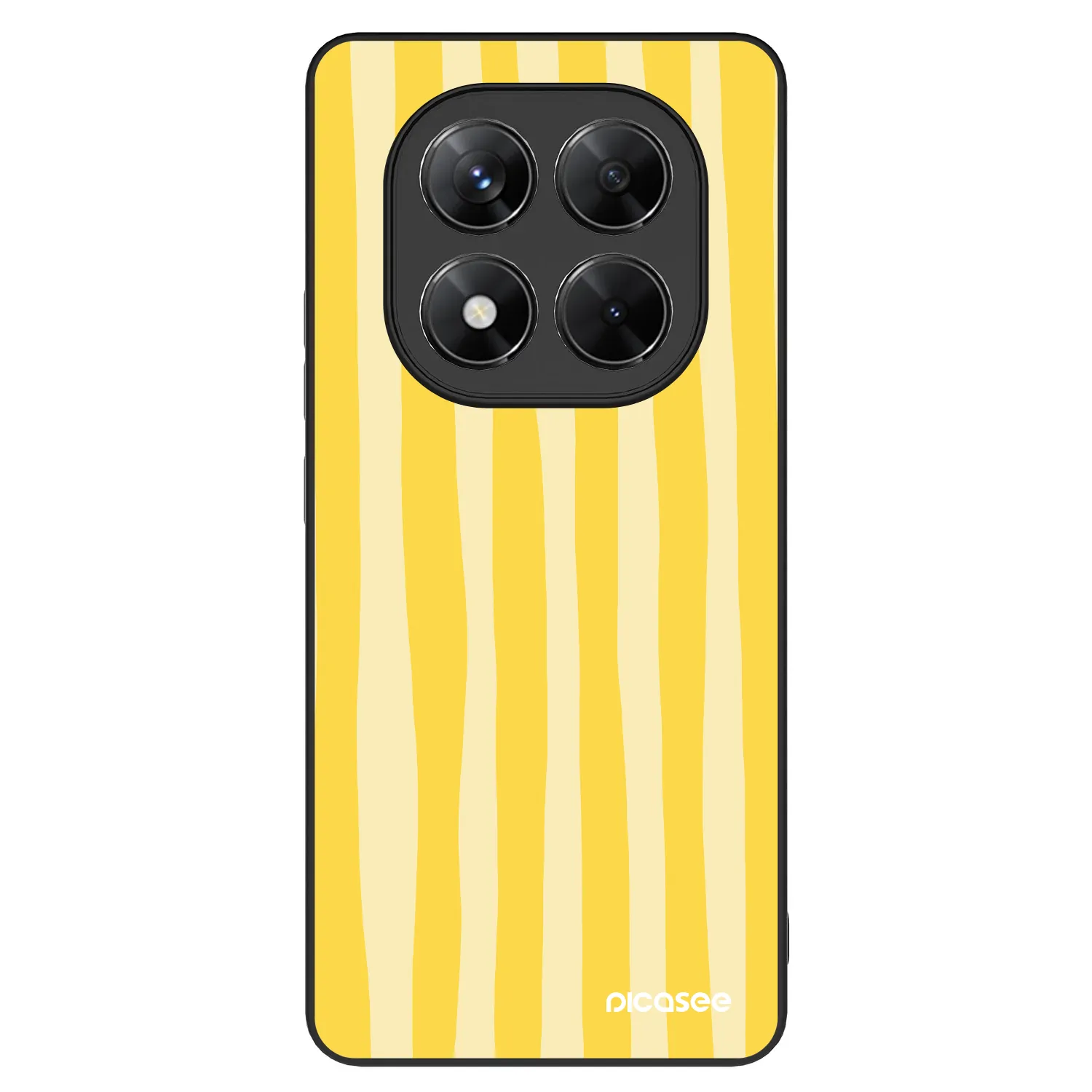 Picasee ULTIMATE CASE für Xiaomi Redmi Note 14 Pro 5G - Lines lemon