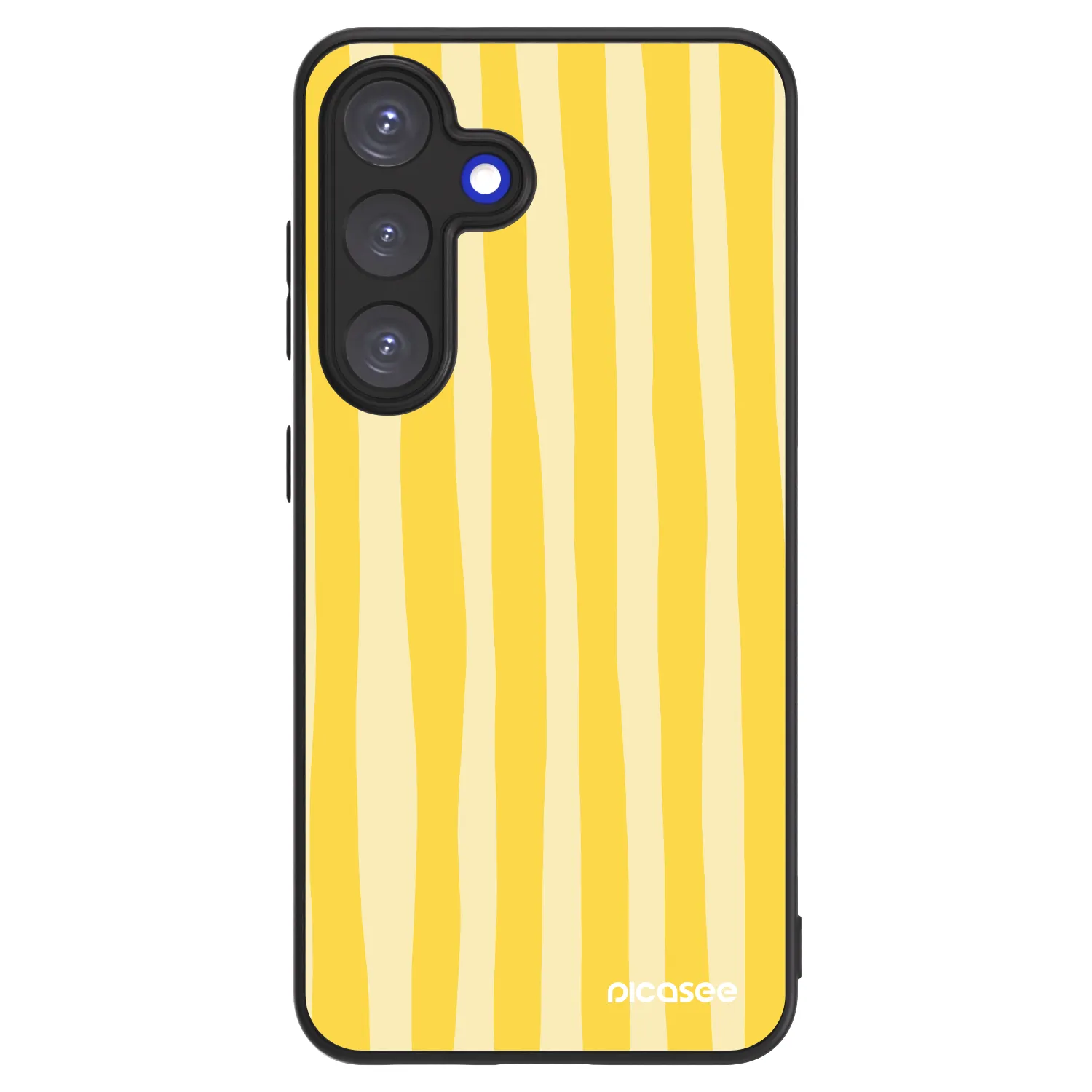 Picasee ULTIMATE CASE PowerShare für Samsung Galaxy S25 5G - Lines lemon