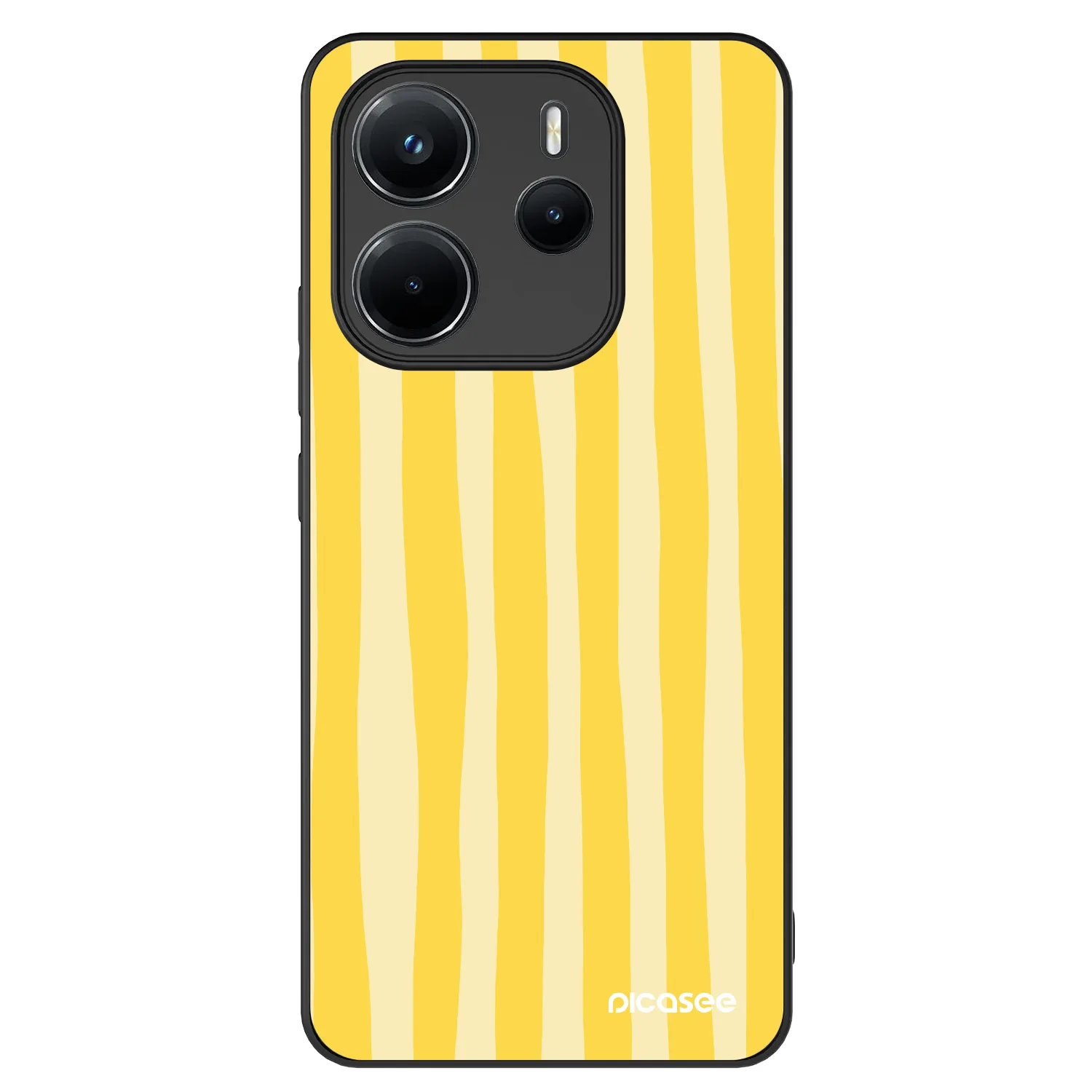 Picasee ULTIMATE CASE für Xiaomi Redmi Note 14 4G - Lines lemon