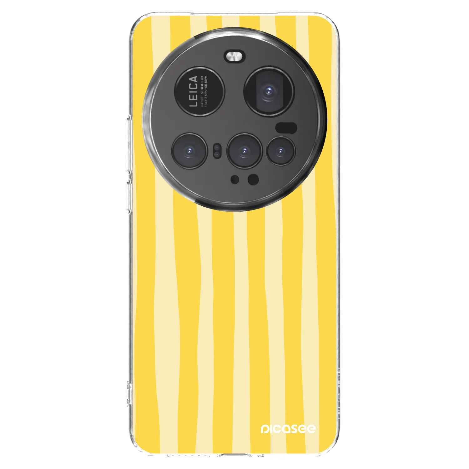 Picasee Xiaomi 15 Ultra Hülle - Transparentes Silikon - Lines lemon