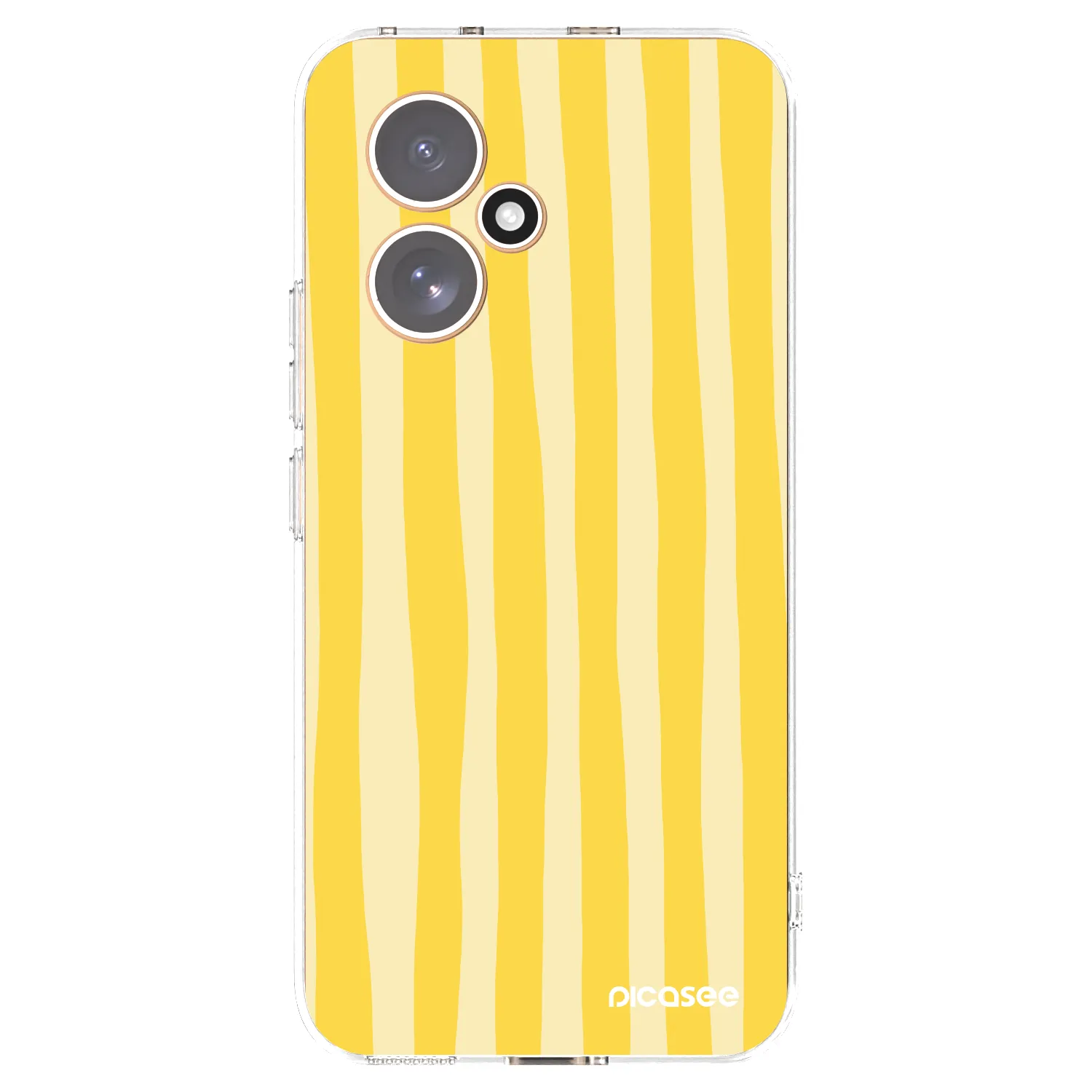 Picasee Honor 400 5G Hülle - Transparentes Silikon - Lines lemon