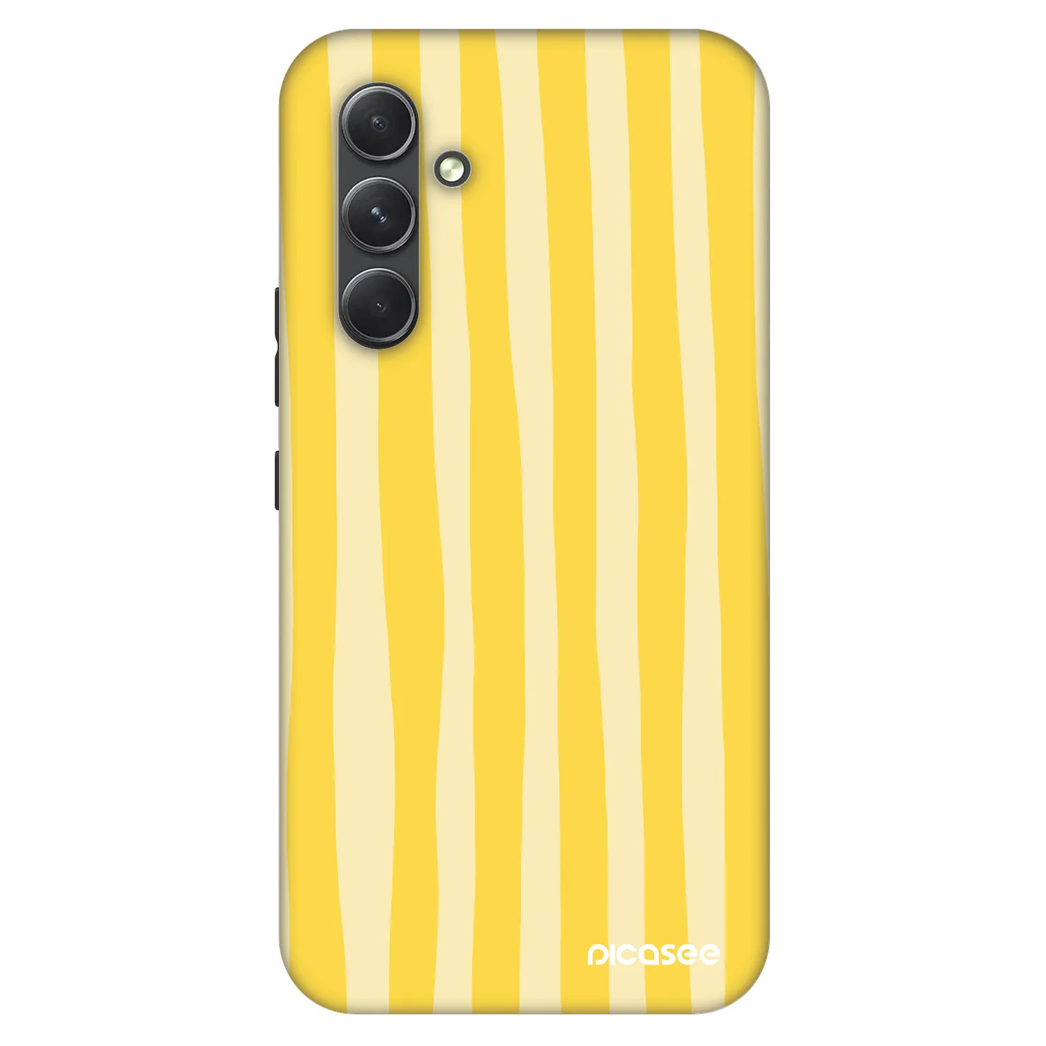 Picasee Fashion Case für Samsung Galaxy A54 5G A546B - Lines lemon