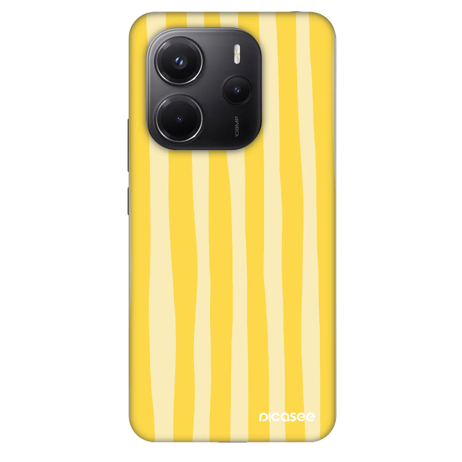 Picasee Fashion Case für Xiaomi Redmi Note 14 4G - Lines lemon