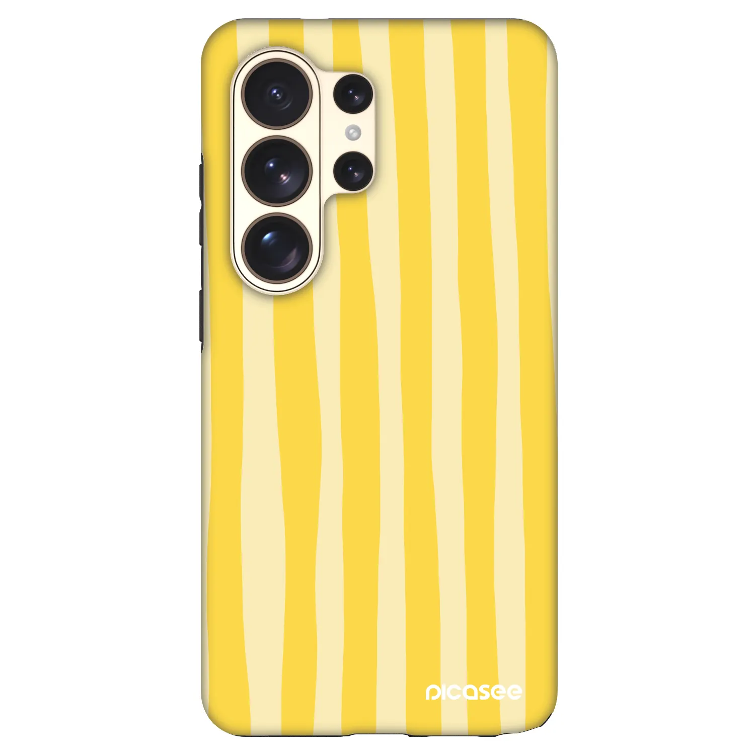 Picasee Fashion Case PowerShare pro Samsung Galaxy S26 Ultra - Lines lemon