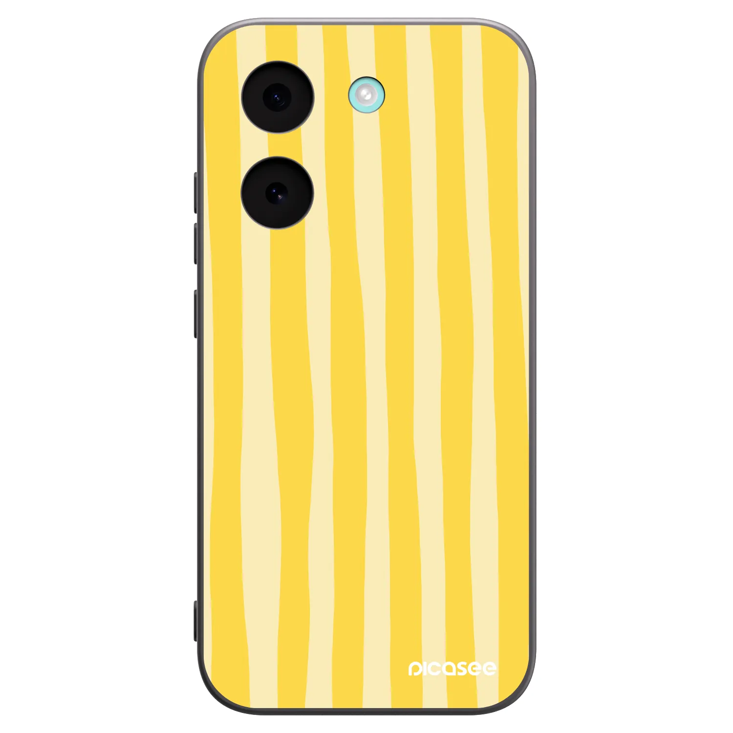 Picasee Xiaomi Poco X8 Pro Hülle - Schwarzes Silikon - Lines lemon