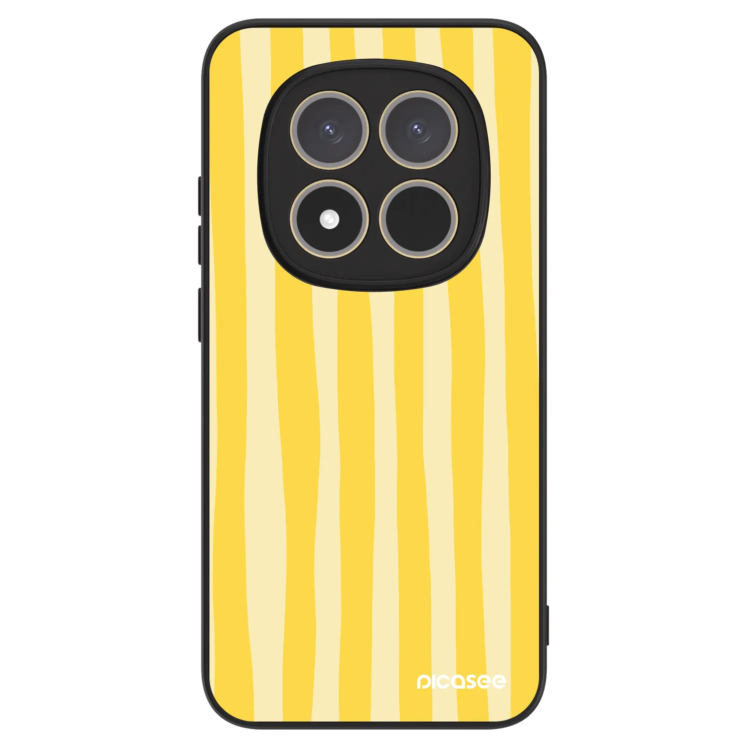 Picasee ULTIMATE CASE für Xiaomi Redmi Note 15 Pro 5G - Lines lemon