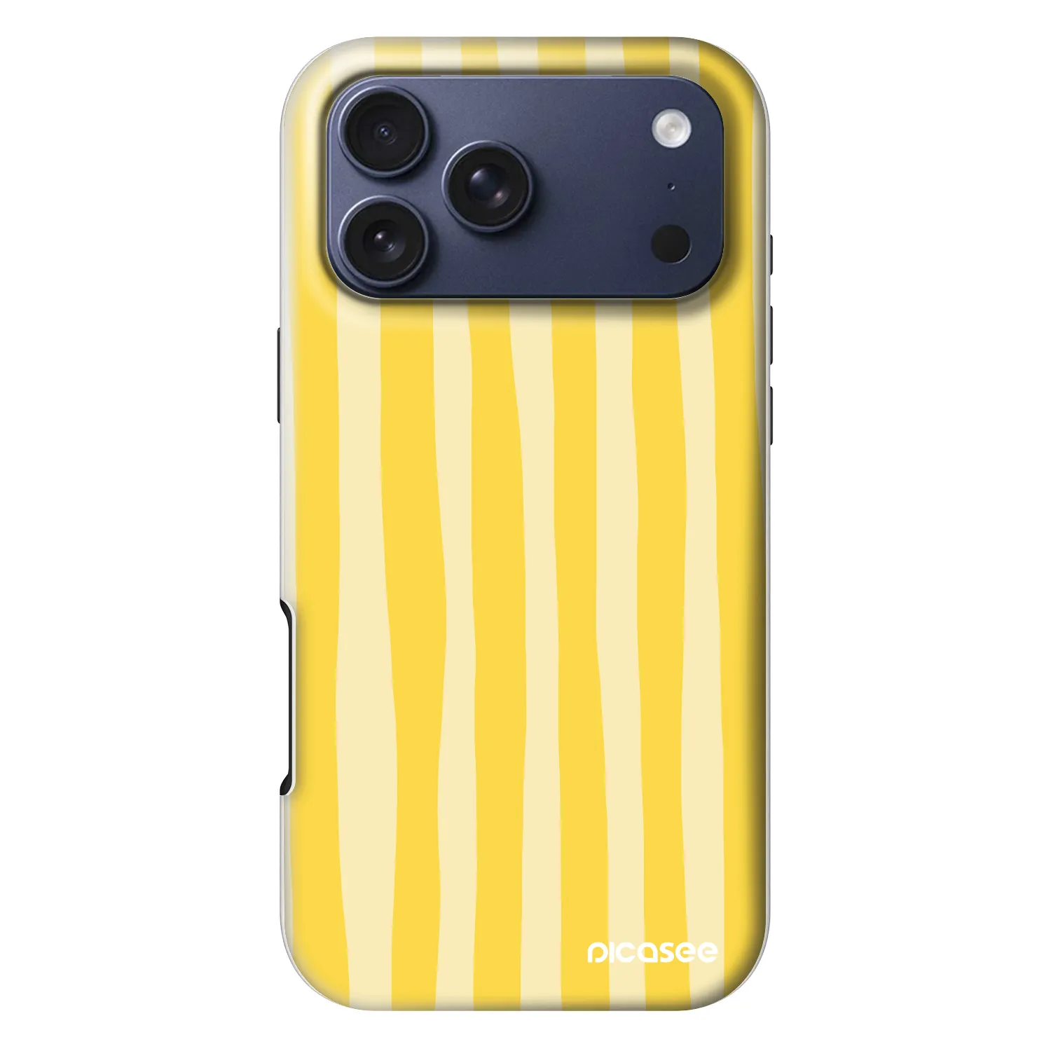 Picasee Fashion Case MagSafe für Apple iPhone 18 Pro Max - Lines lemon
