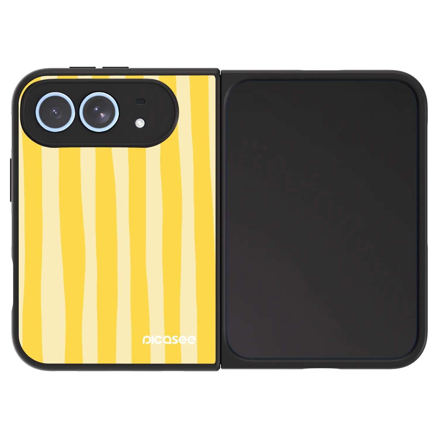 Picasee ULTIMATE CASE MagSafe für Apple iPhone Duo - Lines lemon