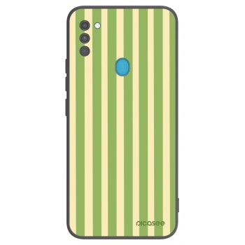 Hülle für Samsung Galaxy M11 - Lines Matcha