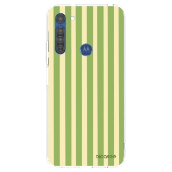 Hülle für Motorola Moto G8 - Lines Matcha