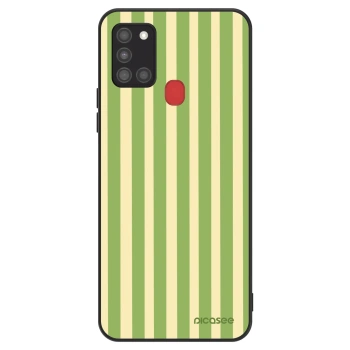 Hülle für Samsung Galaxy A21s - Lines Matcha