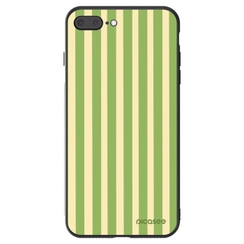 Hülle für Apple iPhone 7 Plus - Lines Matcha