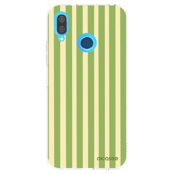 Picasee Huawei P20 Lite Hülle - Transparentes Silikon - Lines Matcha