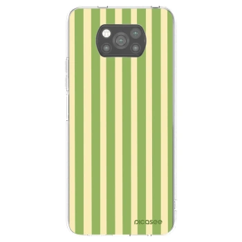 Picasee Xiaomi Poco X3 Pro Hülle - Schwarzes Silikon - Lines Matcha