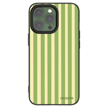 Picasee Apple iPhone 13 Pro Hülle - Schwarzes Silikon - Lines Matcha