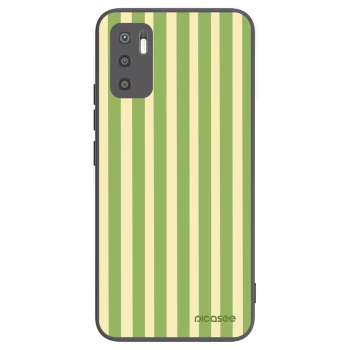 Picasee Xiaomi Redmi Note 10 5G Hülle - Schwarzes Silikon - Lines Matcha