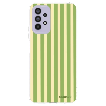 Picasee Samsung Galaxy A32 4G SM-A325F Hülle - Transparentes Silikon - Lines Matcha