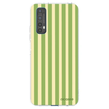 Picasee Realme 7 Hülle - Transparentes Silikon - Lines Matcha