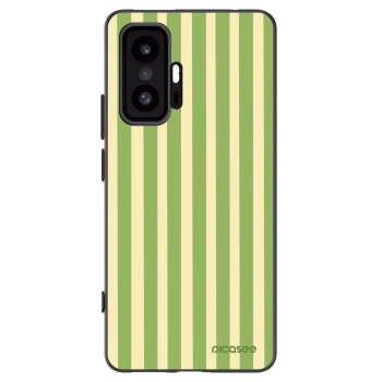 Picasee Xiaomi 11T Pro Hülle - Schwarzes Silikon - Lines Matcha