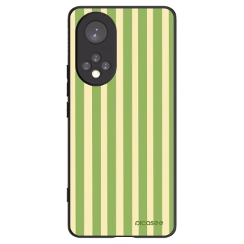 Picasee Huawei Nova 9 Hülle - Schwarzes Silikon - Lines Matcha