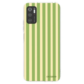 Picasee Xiaomi Poco M3 Pro 5G Hülle - Transparentes Silikon - Lines Matcha