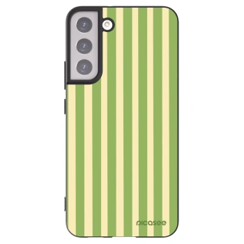 Picasee Samsung Galaxy S22+ 5G Hülle - Schwarzes Silikon - Lines Matcha