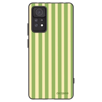 Picasee Xiaomi Redmi Note 11 Pro 5G Hülle - Schwarzes Silikon - Lines Matcha