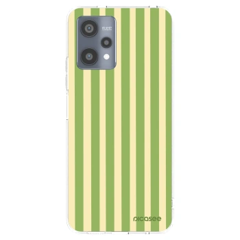 Picasee Realme 9 Pro 5G Hülle - Transparentes Silikon - Lines Matcha