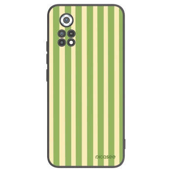 Picasee Xiaomi Poco X4 Pro 5G Hülle - Schwarzes Silikon - Lines Matcha