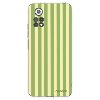 Picasee Xiaomi Poco X4 Pro 5G Hülle - Transparentes Silikon - Lines Matcha