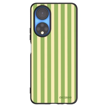 Picasee Honor X7 Hülle - Schwarzes Silikon - Lines Matcha