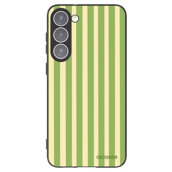 Picasee Samsung Galaxy S23+ 5G Hülle - Schwarzes Silikon - Lines Matcha