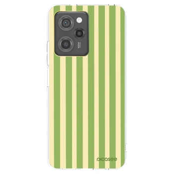 Picasee Xiaomi Poco X5 Pro Hülle - Schwarzes Silikon - Lines Matcha