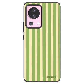 Picasee Xiaomi 13 Lite Hülle - Schwarzes Silikon - Lines Matcha