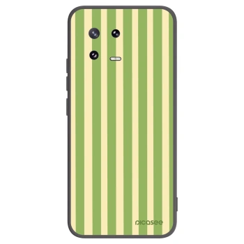 Picasee Xiaomi 13 Pro Hülle - Schwarzes Silikon - Lines Matcha