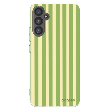 Picasee Samsung Galaxy A34 5G A346B Hülle - Transparentes Silikon - Lines Matcha