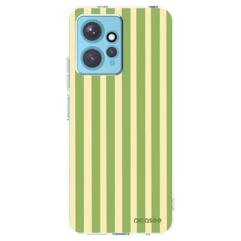 Picasee Xiaomi Redmi Note 12 4G Hülle - Transparentes Silikon - Lines Matcha