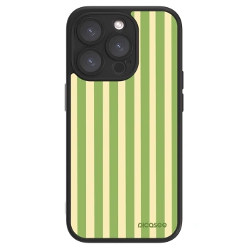 Picasee ULTIMATE CASE MagSafe für Apple iPhone 15 Pro - Lines Matcha