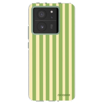 Picasee Xiaomi 13T Pro Hülle - Transparentes Silikon - Lines Matcha