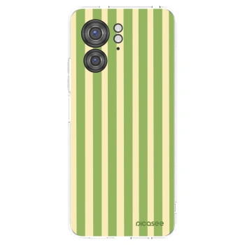 Picasee Motorola Edge 40 Hülle - Transparentes Silikon - Lines Matcha